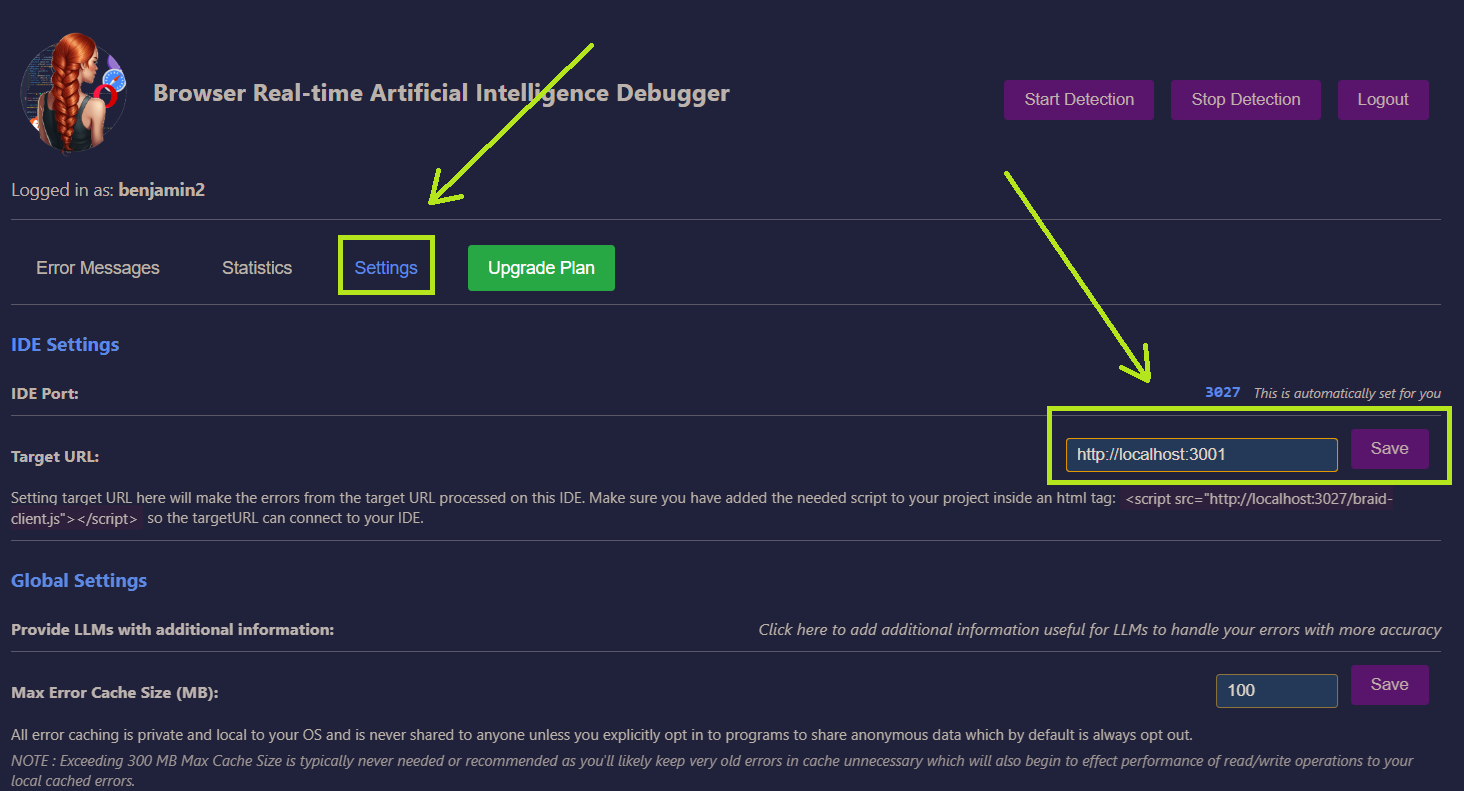 Manually Add Target URLs